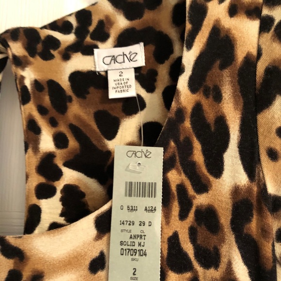 Cache animal print dress - Picture 2 of 5